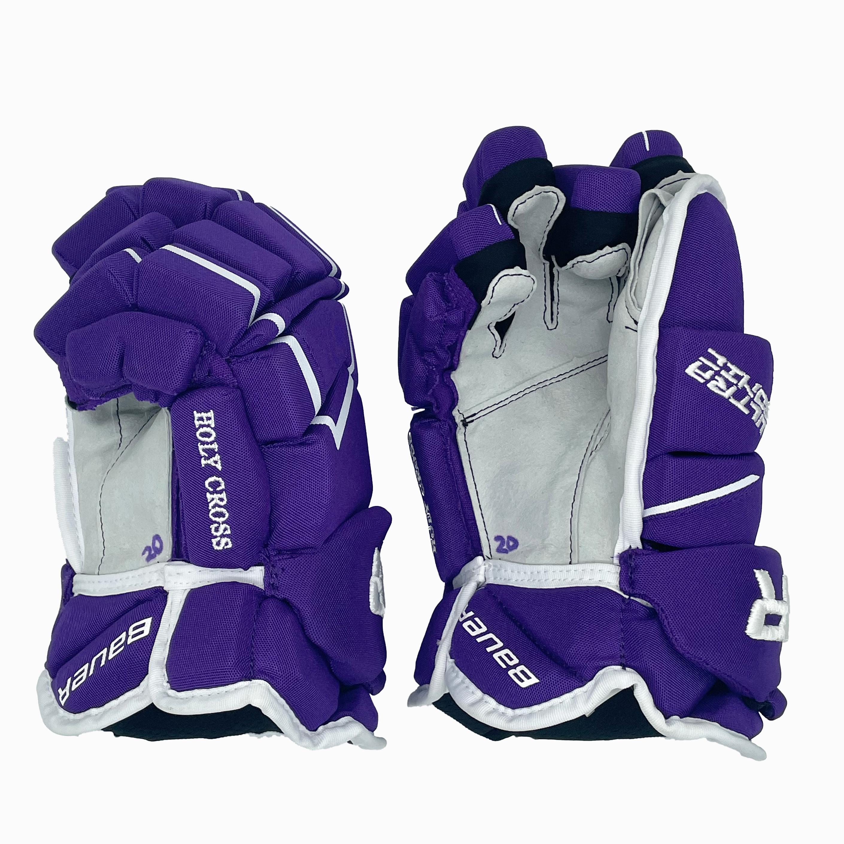Gants Bauer Supreme Ultrasonic - NCAA Pro Stock - (Violet/Blanc)
